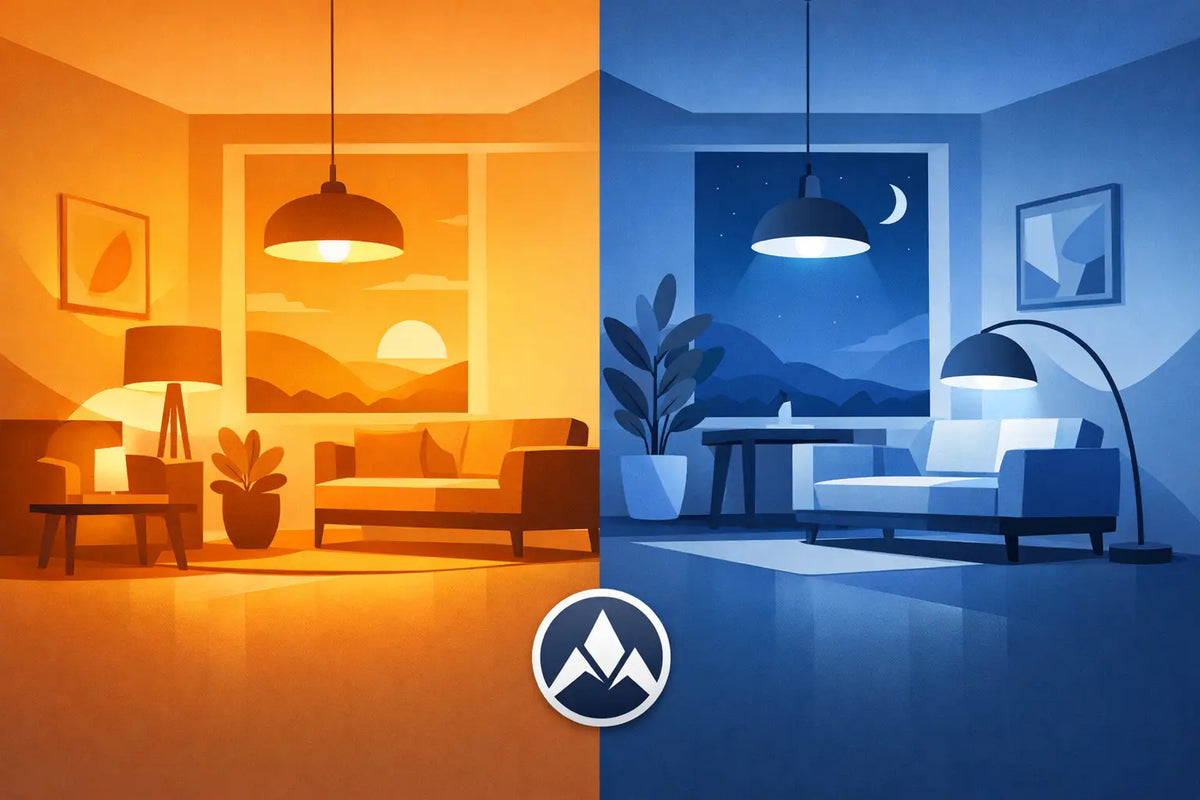Warm Light vs Cool Light for Modern Homes