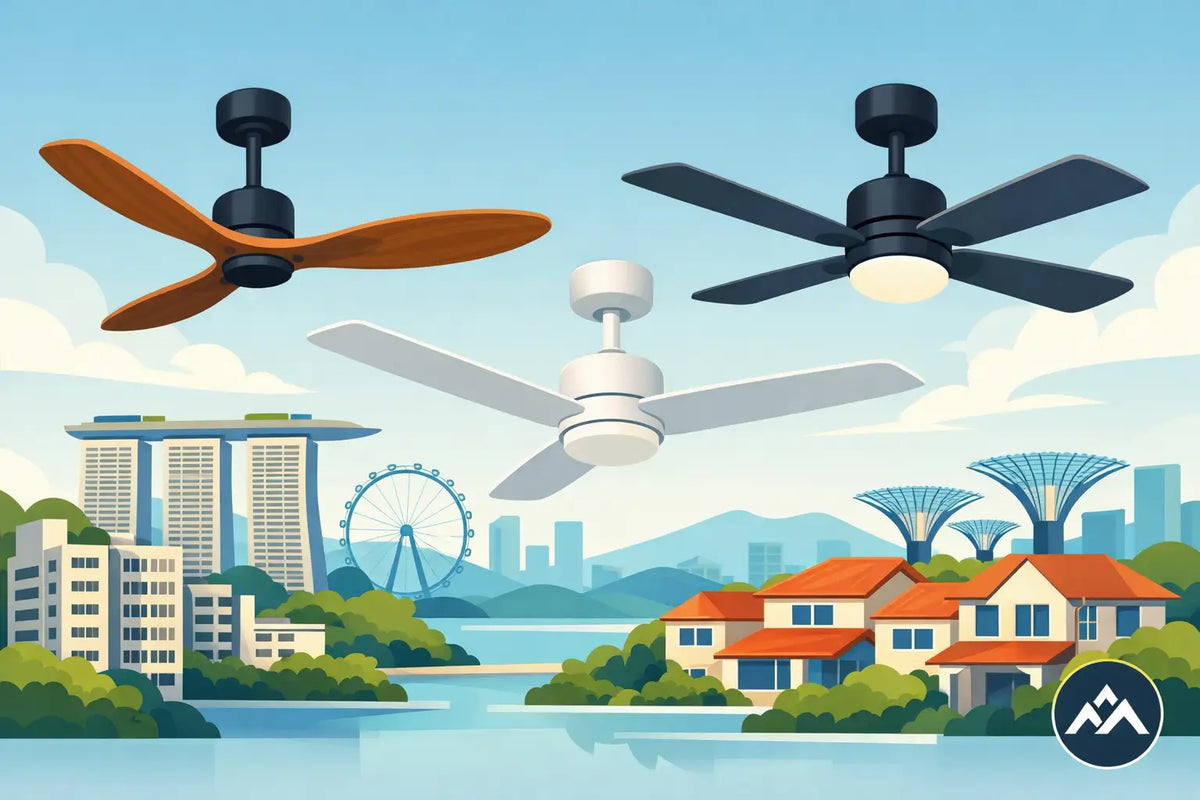 Best Ceiling Fans for Singapore Homes That Fit