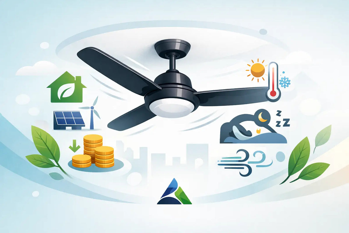 9 Energy Efficient Ceiling Fan Benefits