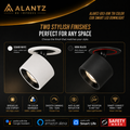 ALANTZ 663 Smart Tri-Color COB LED Downlight (10W)