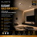 ALANTZ 660 Smart Tri-Color COB LED Downlight (10W)